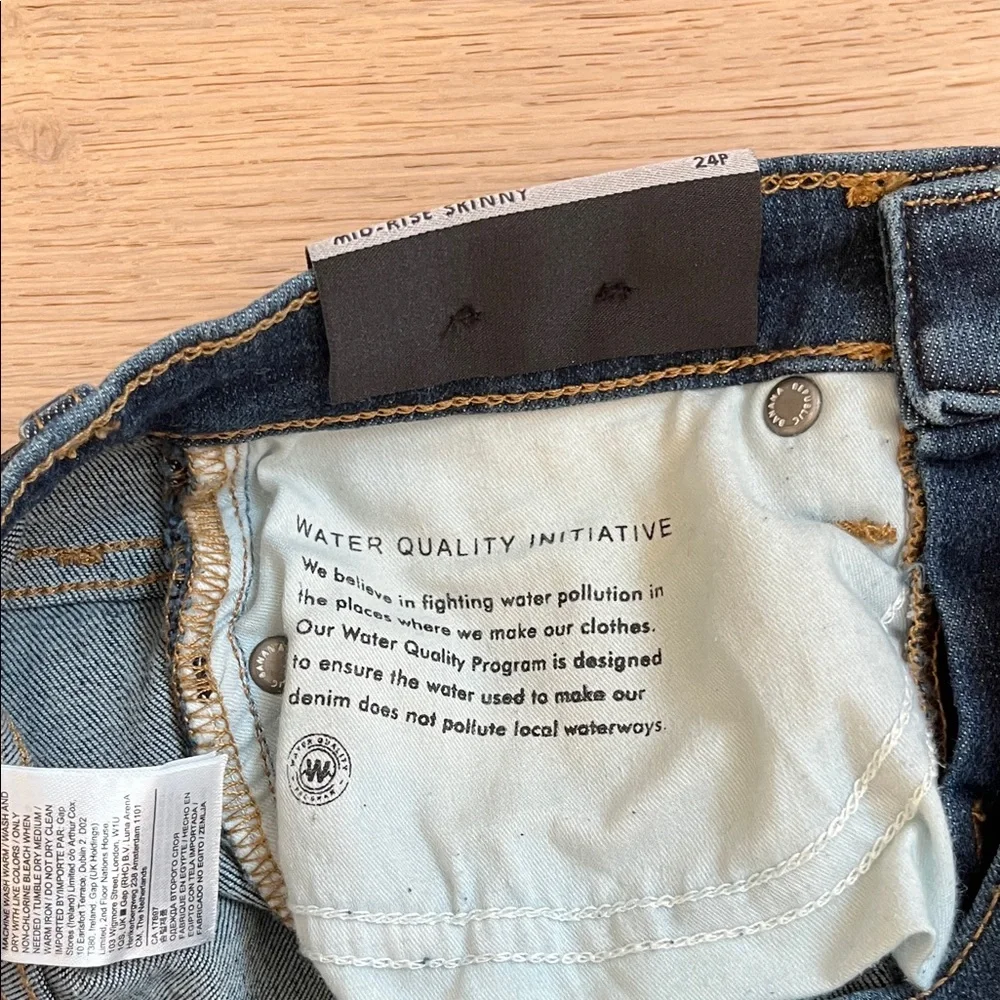 Banana Republic’s Womens Blue Skinny Jeans 24P NWT - Picture 5 of 8